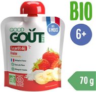 Tasakos gyümölcspüré Good Gout Organic Strawberry Breakfast (70 g) - Kapsička pro děti