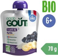 Tasakos gyümölcspüré Good Gout Organic Blueberry Breakfast (70 g) - Kapsička pro děti