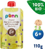 SALVEST Ponn BIO Banana with blueberries and cereal flakes (110 g) - Meal Pocket