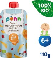 SALVEST Ponn BIO Ovocné smoothie s jogurtom a sušienkami (110 g) - Kapsička pre deti
