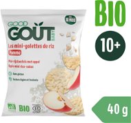 Good Gout Organic Mini Rice Cakes with Apples (40g) - Crisps for Kids