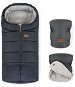 Petite&Mars Winter Set Jibot 3-in-1 and Gloves for Stroller Jasie Charcoal Grey - Stroller Footmuff