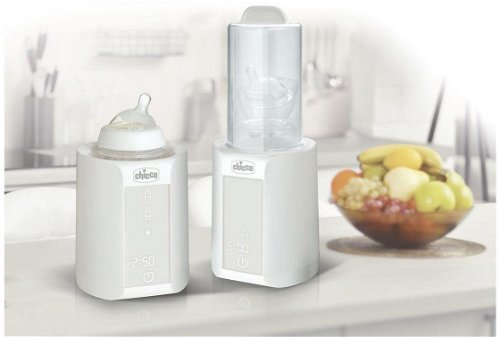 Chicco Digital Bottle Warmer & Sterilizer for Baby Bottles, Baby Food Jars, and Milk Bags