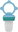 Teether - Green / Blue