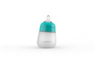 NANOBÉBÉ silikónová detská Flexy fľaša 270 ml, 1 ks, tyrkysová - Dojčenská fľaša