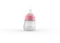 NANOBÉBÉ silikónová detská Flexy fľaša 270 ml, 1 ks, ružová - Dojčenská fľaša