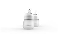 NANOBÉBÉ silikónová detská Flexy fľaša 270 ml, 2 ks, biela - Dojčenská fľaša