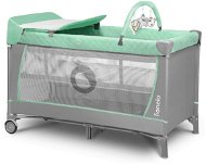 LIONELO Flower, Turquoise - Travel Bed