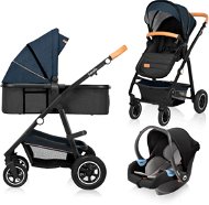 LIONELO 3-in-1 Amber Blue Navy - Baby Buggy