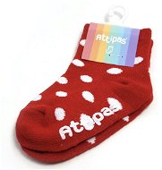 ATTIPAS Polka Dot Socks, Red - Socks