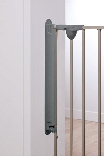 Barrière de sécurité SAFETY 1ST Wall-fix wood light grey + 24376580 Pas  Cher 