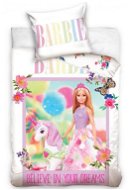 CARBOTEX obojstranná – Barbie a Jednorožec 100 × 135 cm - Detská posteľná bielizeň