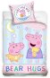 TIPTRADE Double-sided - Peppa Pig and Brother George, 100×135cm - Children's Bedding