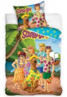 Gyerek ágyneműhuzat CARBOTEX kétoldaú - Scooby Doo - Hawaii nyaralás, 140×200 cm - Dětské povlečení