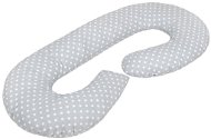 NEW BABY Universal Nursing Pillow XL C-shaped Grey with Polka Dots - Nursing Pillow
