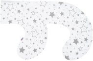 NEW BABY C-shaped Nursing Pillowcase Star Grey - Nursing Pillow Cover