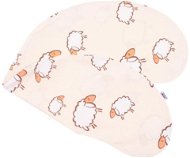 NEW BABY obliečka na dojčiaci vankúš – ovečky, béžová - Obliečka na dojčiaci vankúš