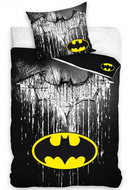 CARBOTEX Reversible - Batman Steel Logo 140×200cm - Children's Bedding