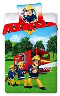 FARO kétoldalú - Sam, a tűzoltó - Kert, 140×200 cm - Gyerek ágyneműhuzat