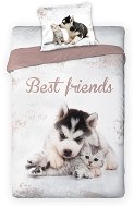 FARO obojstranná – Najlepší priatelia, 140 × 200 cm - Detská posteľná bielizeň