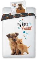 FARO Double-sided - Cat and Puppy, 140×200cm - Children's Bedding