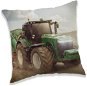 Jerry Fabrics Traktor Green, 40×40 cm - Párna
