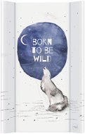 CEBA Pelenkázó alátét 2 oldalas, MDF, 80 × 50 cm, Watercolor World Born to be wild - Pelenkázó alátét