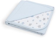 CEBA Baby Blanket 90 × 100 Blue + Blue Stars - Blanket