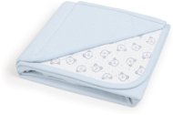 CEBA Baby Blanket 90 × 100 Blue + Teddy Bear - Blanket
