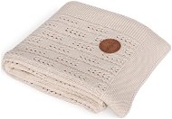 CEBA Knitted Blanket in Gift Box 90 × 90 Beige Herringbone - Blanket