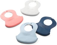 BabyOno Bib with Catch Pocket, Adjustable, Mix of Colours - Bib