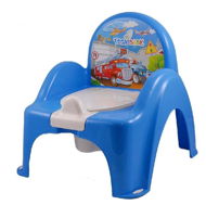 TEGA BABY Highchair with Melody Cars, Blue - Potty
