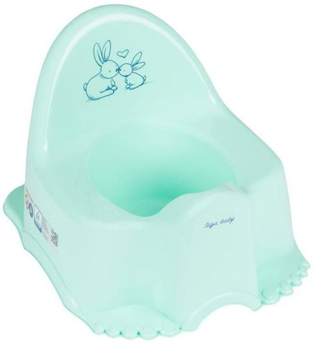 TEGA BABY ECO zajíc s melodií, mátová - Nočník - Hlavní obrázek