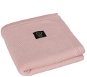 YOSOY Jersey 100% merinó gyapjú, 80 × 80 cm, világos rózsaszín - Pléd