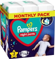 PAMPERS Night Pants veľ. 3 (4× 29 ks) - Plienkové nohavičky