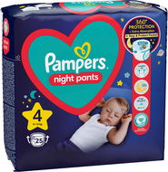 Nappies PAMPERS Night Pants size 4 (25 pcs) - Plenkové kalhotky