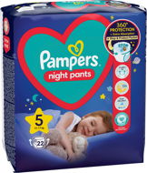 PAMPERS Night Pants veľ. 5 (22 ks) - Plienkové nohavičky