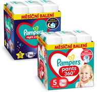 PAMPERS Pants vel. 5 (152 ks) + Night Pants vel. 5 (88 ks) - Plenkové kalhotky