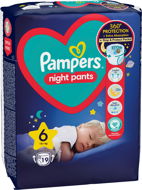 Nappies PAMPERS Night Pants size 6 (19 pcs) - Plenkové kalhotky