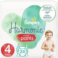 Plenkové kalhotky PAMPERS Pants Harmonie vel. 4 (24 ks) - Plenkové kalhotky