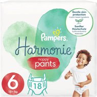 PAMPERS Pants Harmonie veľ. 6 (18 ks) - Plienkové nohavičky