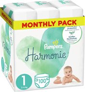 PAMPERS Harmony size 1 (100 pcs) - Disposable Nappies