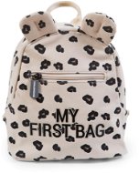 CHILDHOME My First Bag Canvas Leopard - Detský ruksak