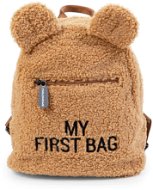 Children's Backpack CHILDHOME My First Bag Teddy Beige - Dětský batoh