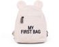 CHILDHOME My First Bag Teddy Off White - Gyerek hátizsák