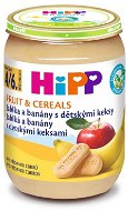 HiPP BIO Jablká a banány s detskými keksami od uk. 4. – 6. mesiaca, 190 g - Príkrm