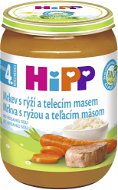 HiPP Organic Carrots with Rice and Veal from 4 - 6 Months, 190g - Baby Food