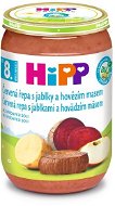HIPP BIO Červená řepa s jablky a hovězím masem 8 m+, 220 g - Příkrm