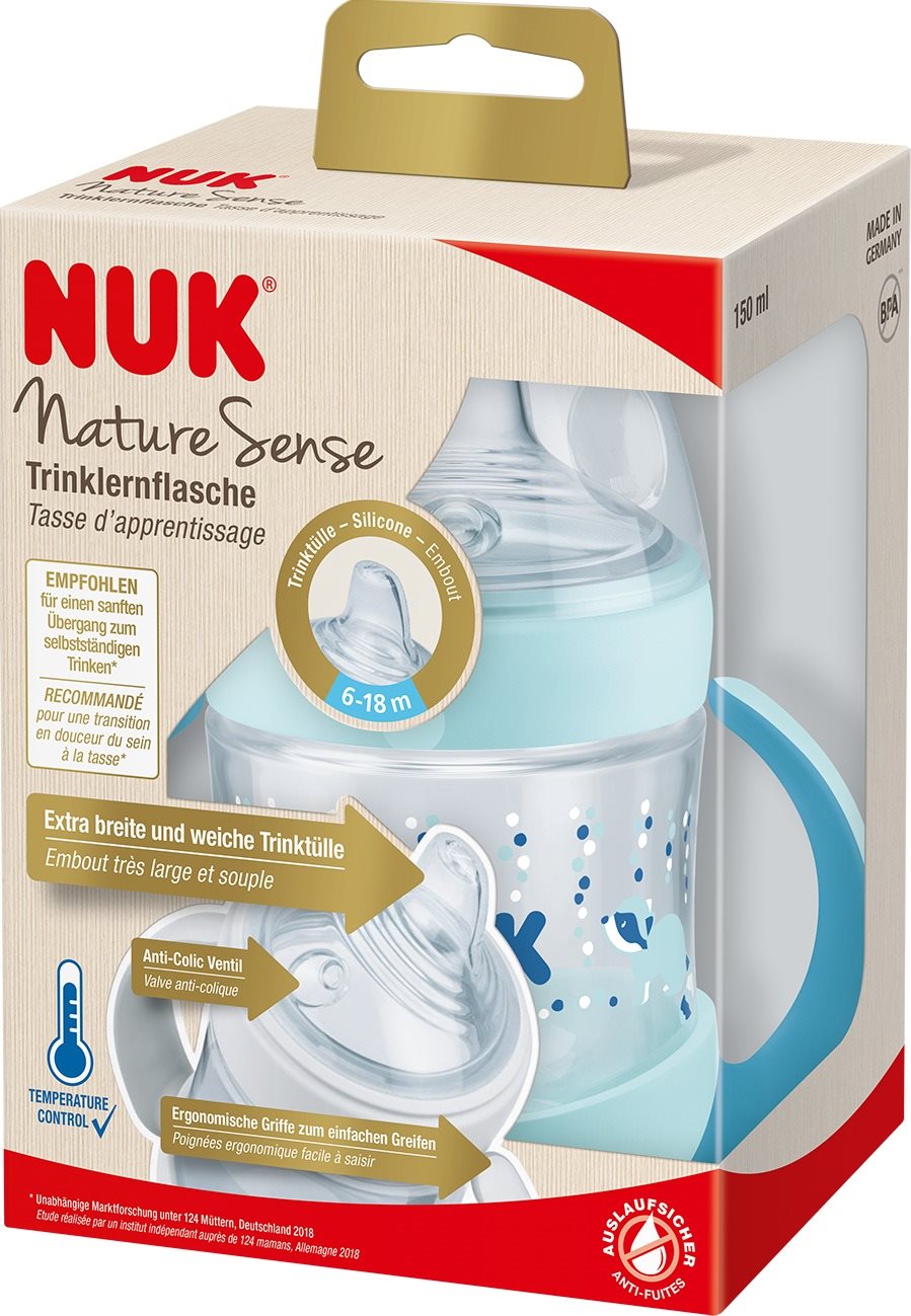 Nuk nature sales sense learner bottle