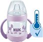 NUK fľaštička na učenie Nature Sense s kontrolou teploty 150 ml fialová - Detský hrnček